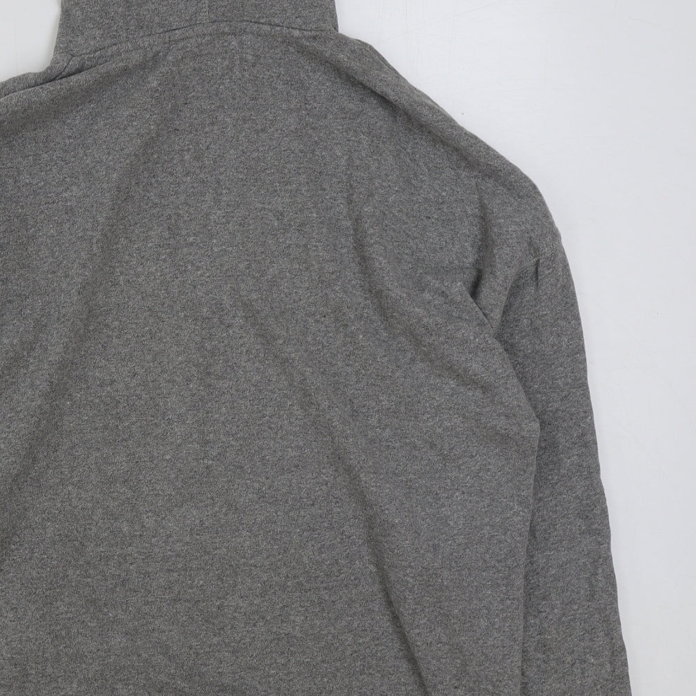NEXT Mens Grey Cotton Pullover Hoodie Size XL