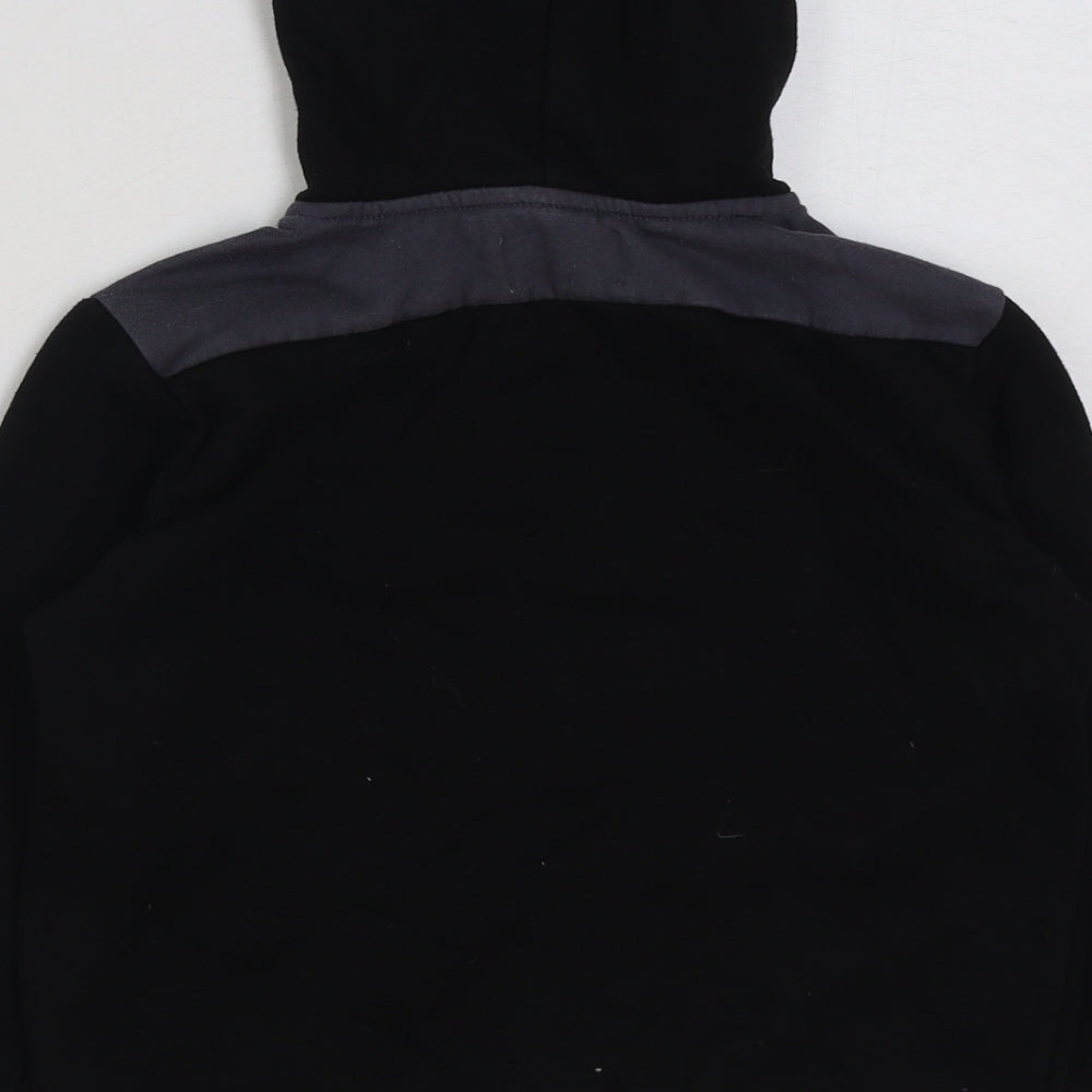 Jeff & Co Boys Black Cotton Pullover Hoodie Size 8-9 Years Pullover - New York