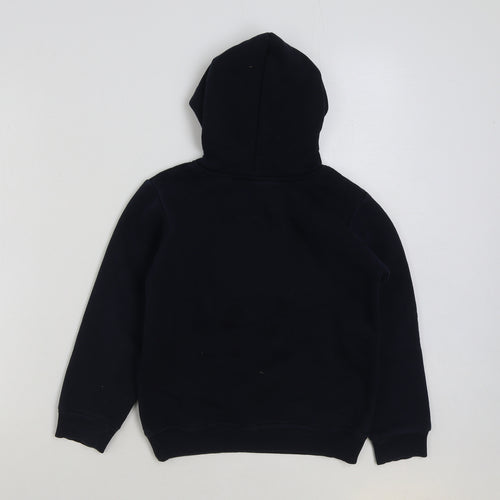 Preworn Girls Blue Cotton Pullover Hoodie Size 7-8 Years Pullover - Minnie Mouse