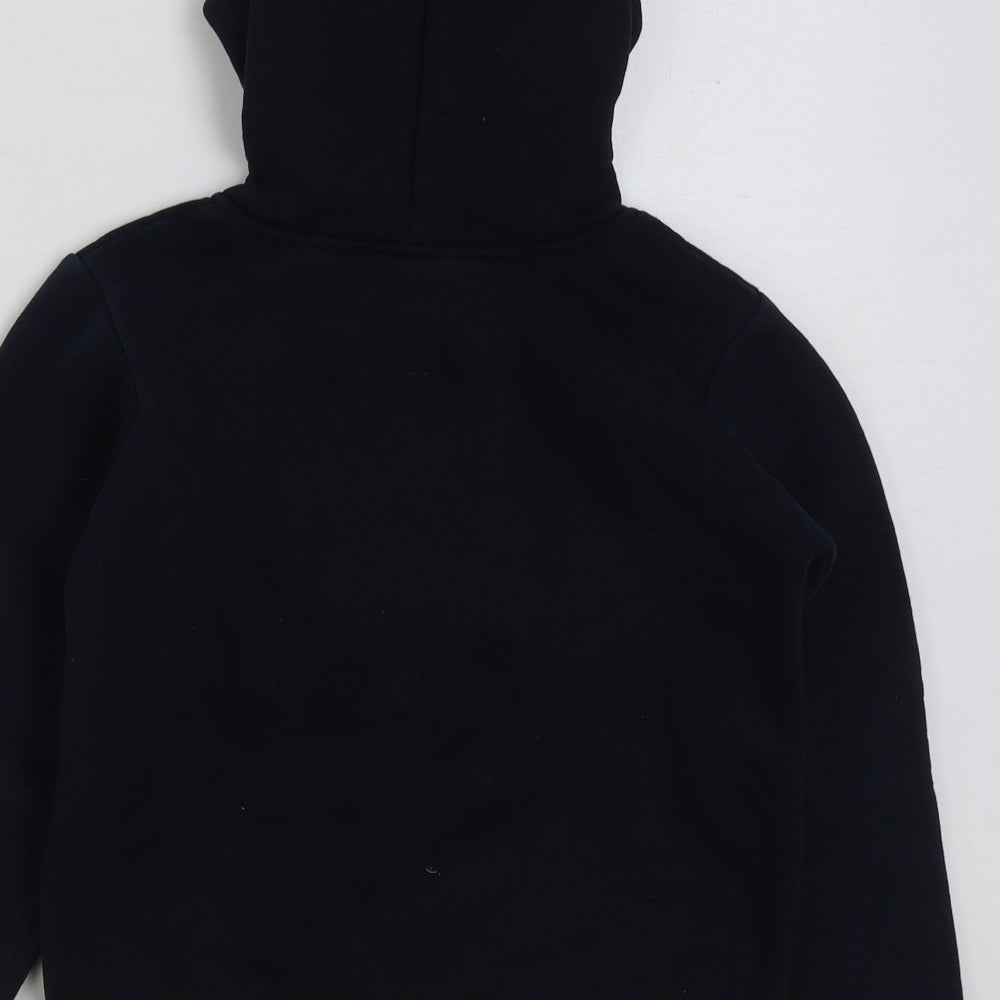Preworn Girls Blue Cotton Pullover Hoodie Size 7-8 Years Pullover - Minnie Mouse
