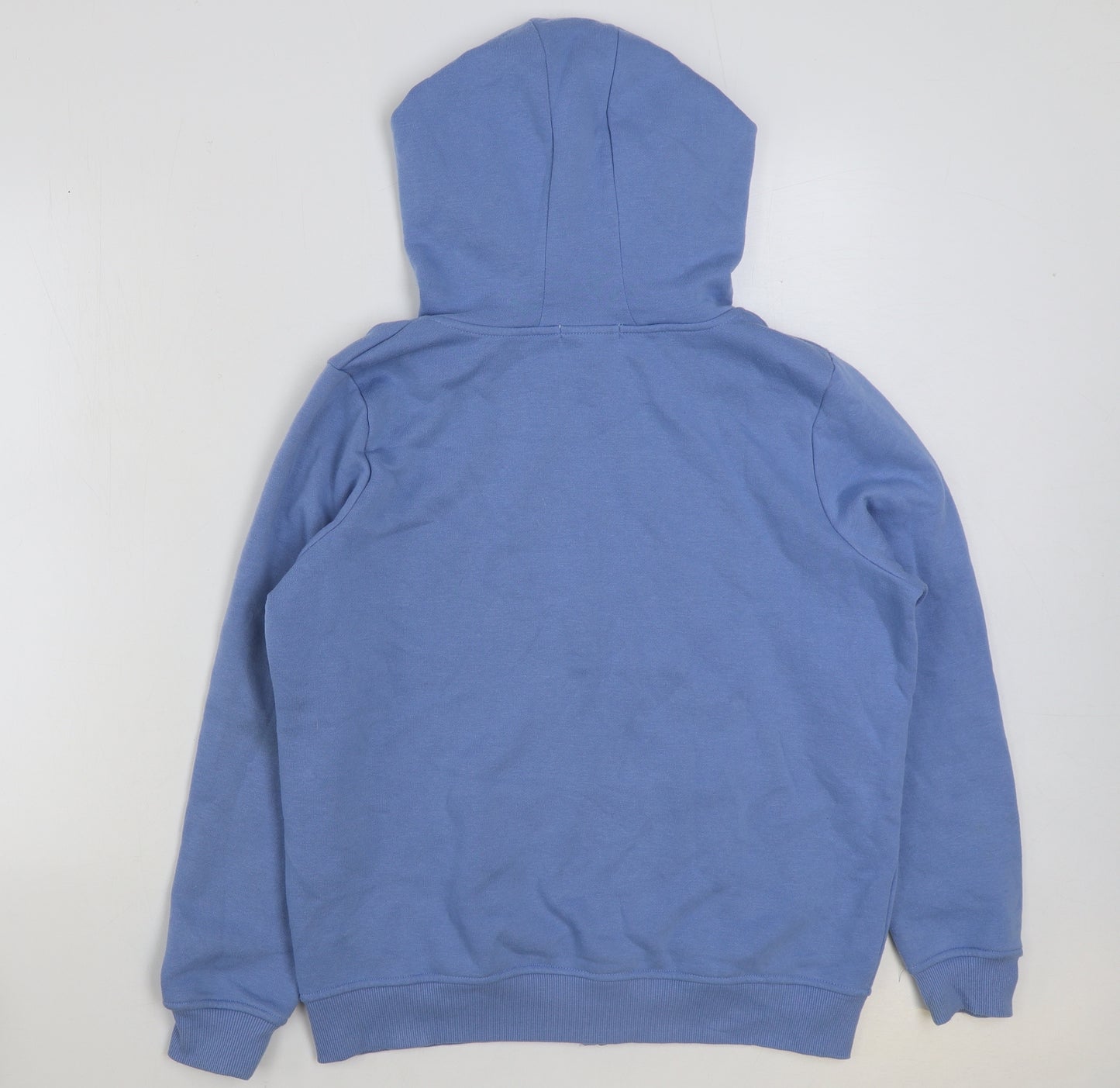 Primark Womens Blue Cotton Full Zip Hoodie Size M Zip