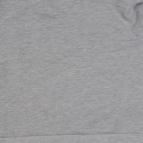 Dorothy Perkins Womens Grey Cotton Pullover Sweatshirt Size 8 Pullover