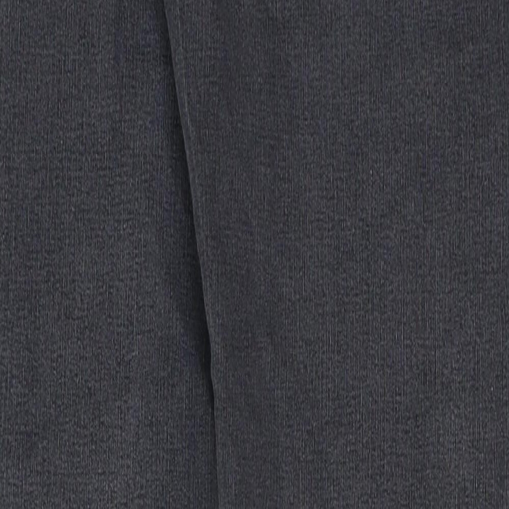 George Womens Grey Cotton Straight Jeans Size 12 L30 in Regular Button