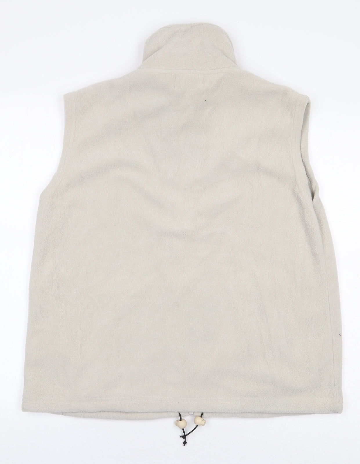 Paramour Womens White Gilet Jacket Size L Zip