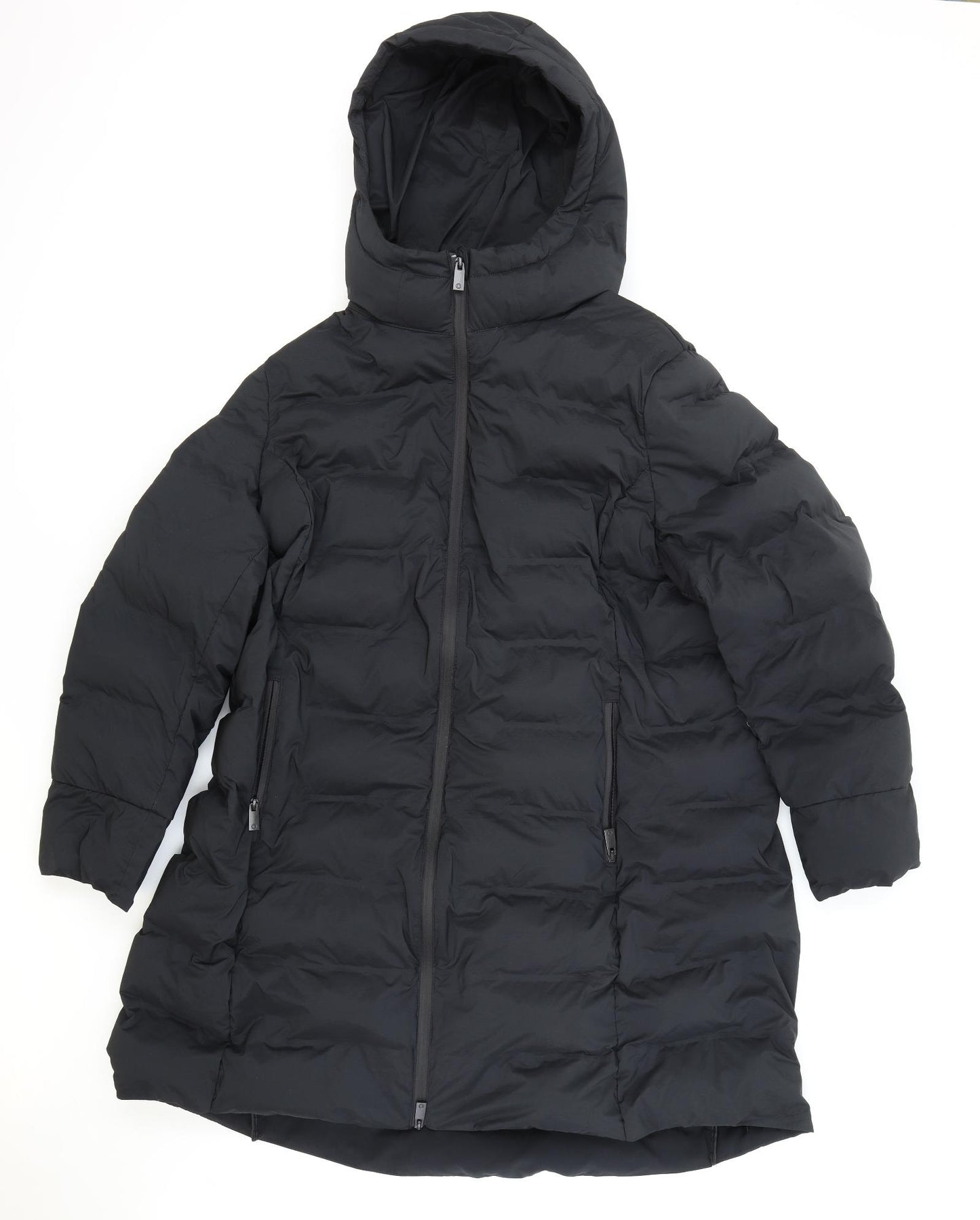Good Move Womens Black Puffer Jacket Coat Size 22 Zip