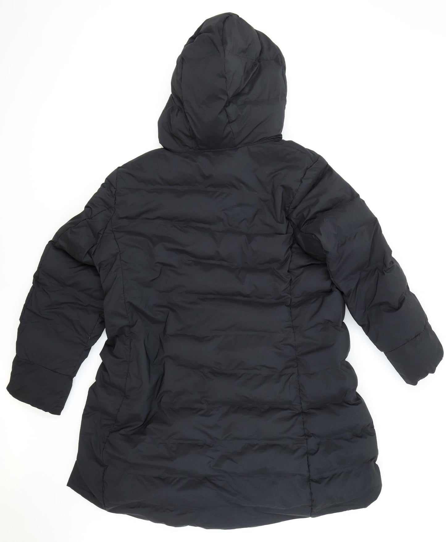 Good Move Womens Black Puffer Jacket Coat Size 22 Zip