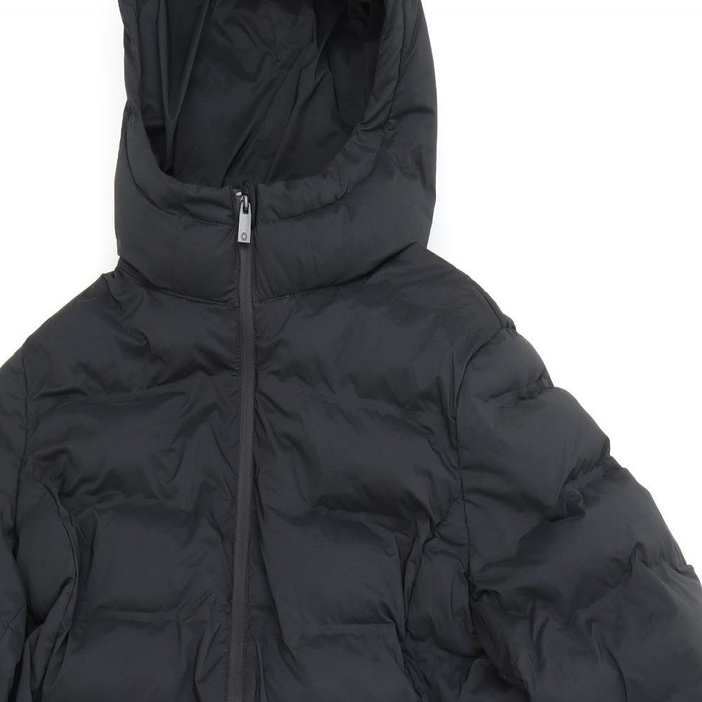 Good Move Womens Black Puffer Jacket Coat Size 22 Zip