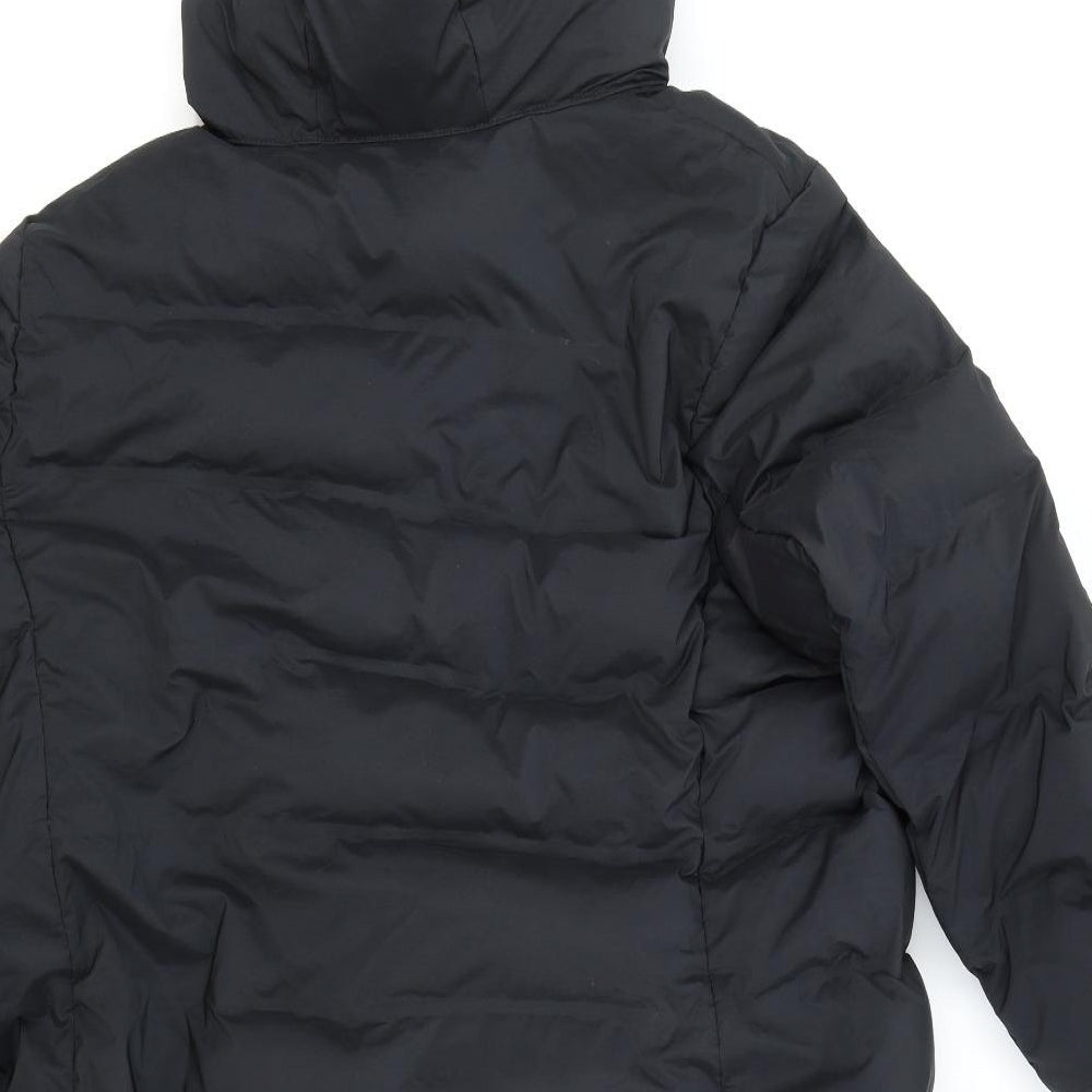 Good Move Womens Black Puffer Jacket Coat Size 22 Zip