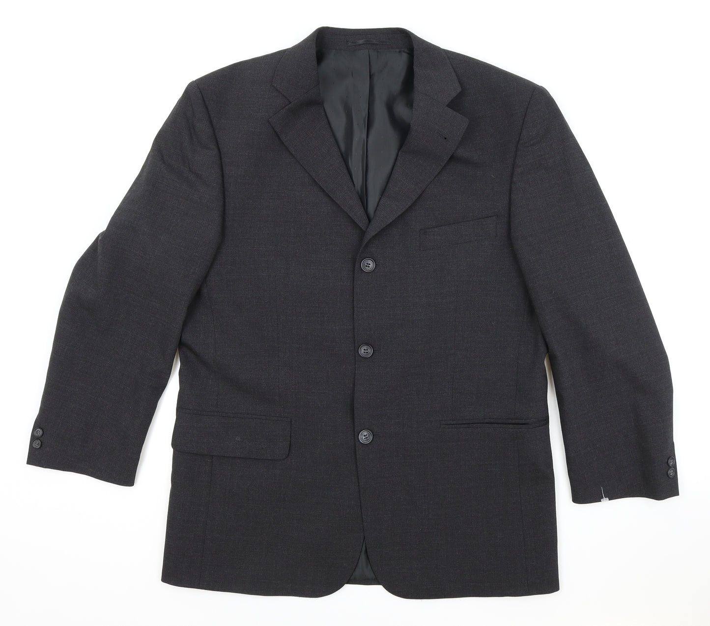 Taylor and Wright Mens Grey Polyester Jacket Suit Jacket Size 40