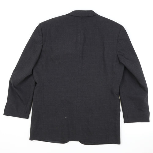 Taylor and Wright Mens Grey Polyester Jacket Suit Jacket Size 40