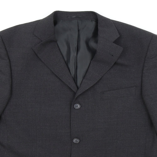 Taylor and Wright Mens Grey Polyester Jacket Suit Jacket Size 40