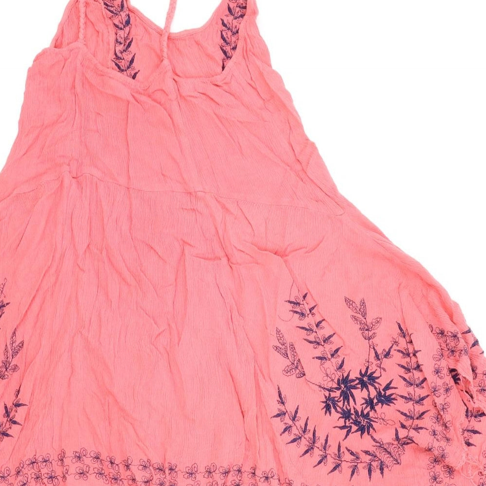 Intimately Womens Pink Geometric Polyester Camisole Tank Size XS V-Neck