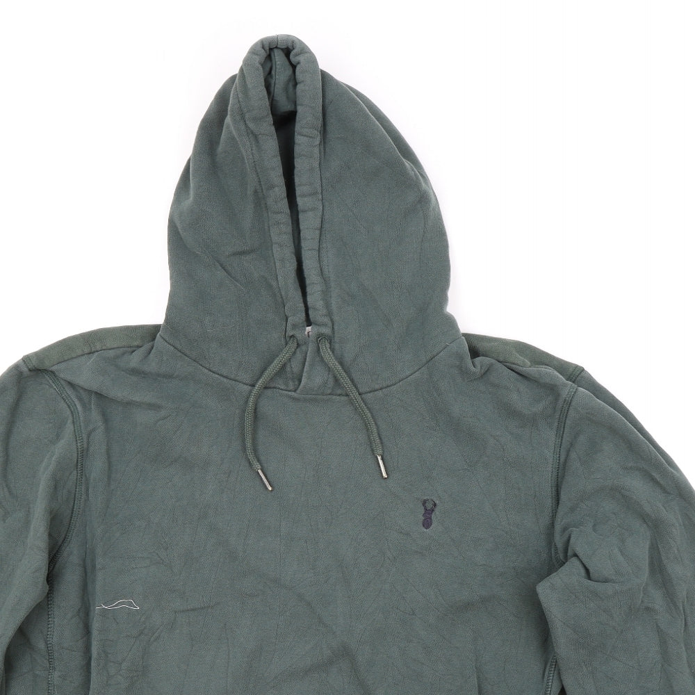 NEXT Mens Green Cotton Pullover Hoodie Size XL