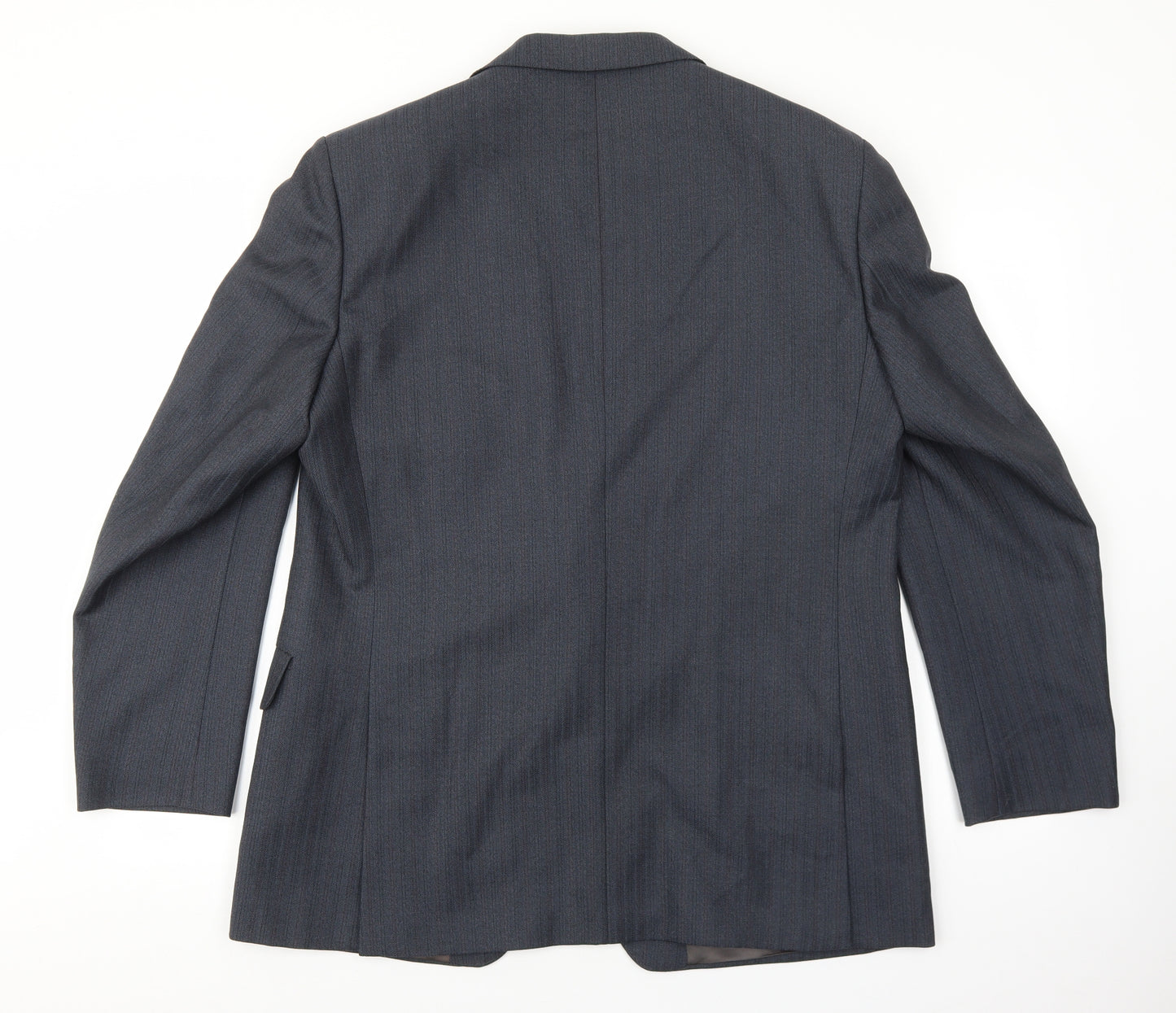 Magee Mens Multicoloured Striped Wool Jacket Suit Jacket Size 44