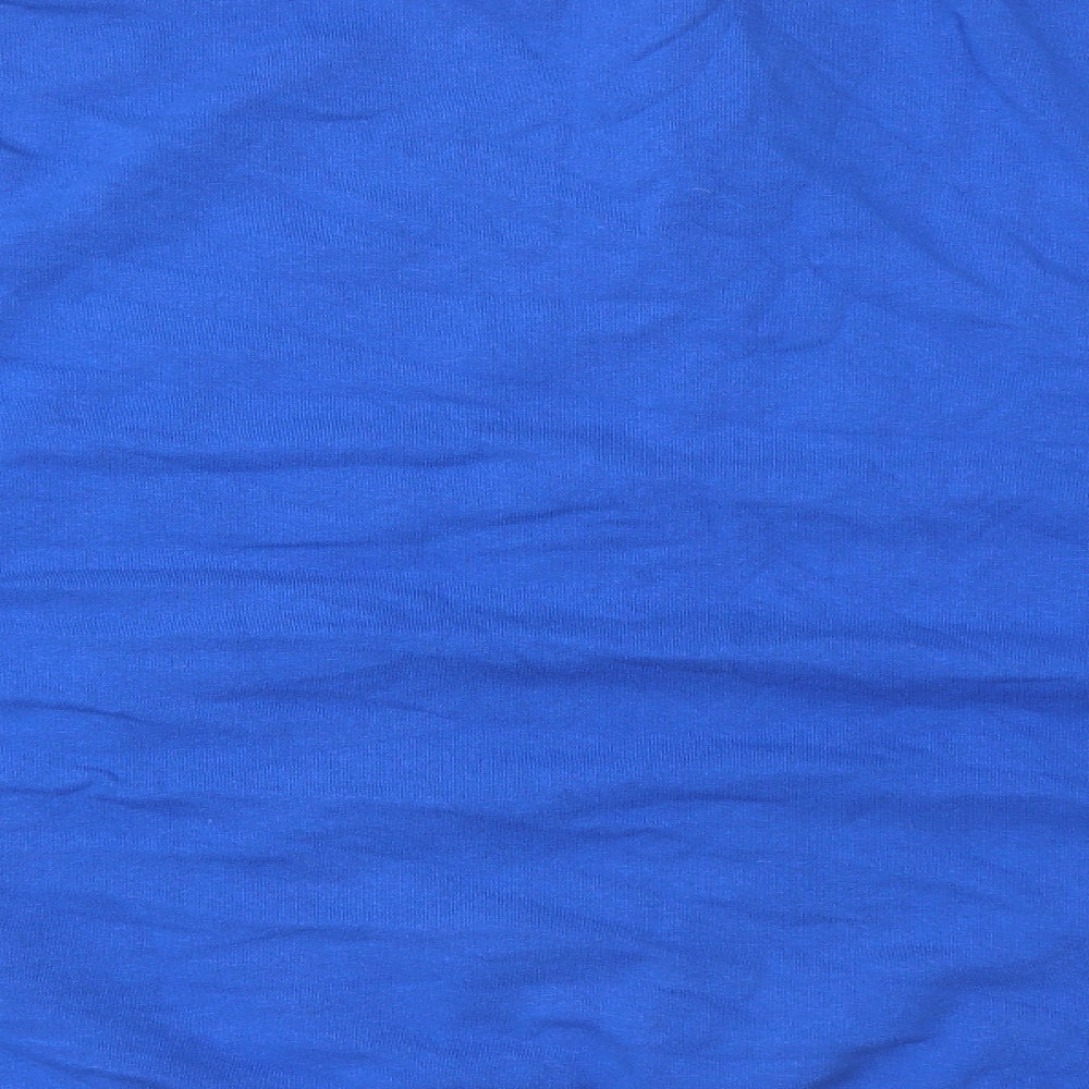 Primark Womens Blue Cotton Pullover Sweatshirt Size 2XL Zip - New York