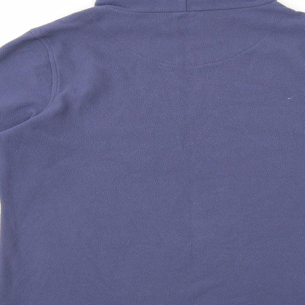 Hawkshead Womens Purple Roll Neck Polyester Pullover Jumper Size 14