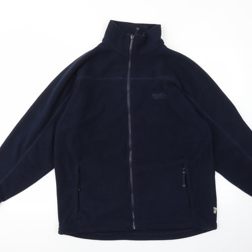 Regatta Mens Blue Cotton Pullover Sweatshirt Size L
