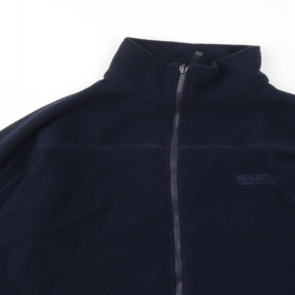 Regatta Mens Blue Cotton Pullover Sweatshirt Size L