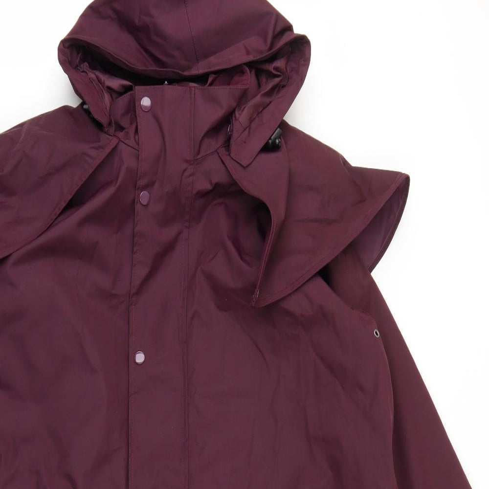 Cotton Traders Womens Purple Rain Coat Coat Size L Zip