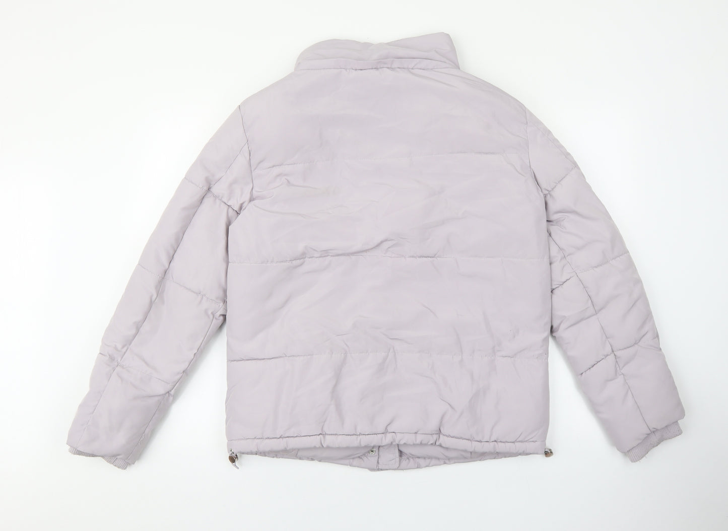 F&F Womens Grey Puffer Jacket Jacket Size 12 Zip