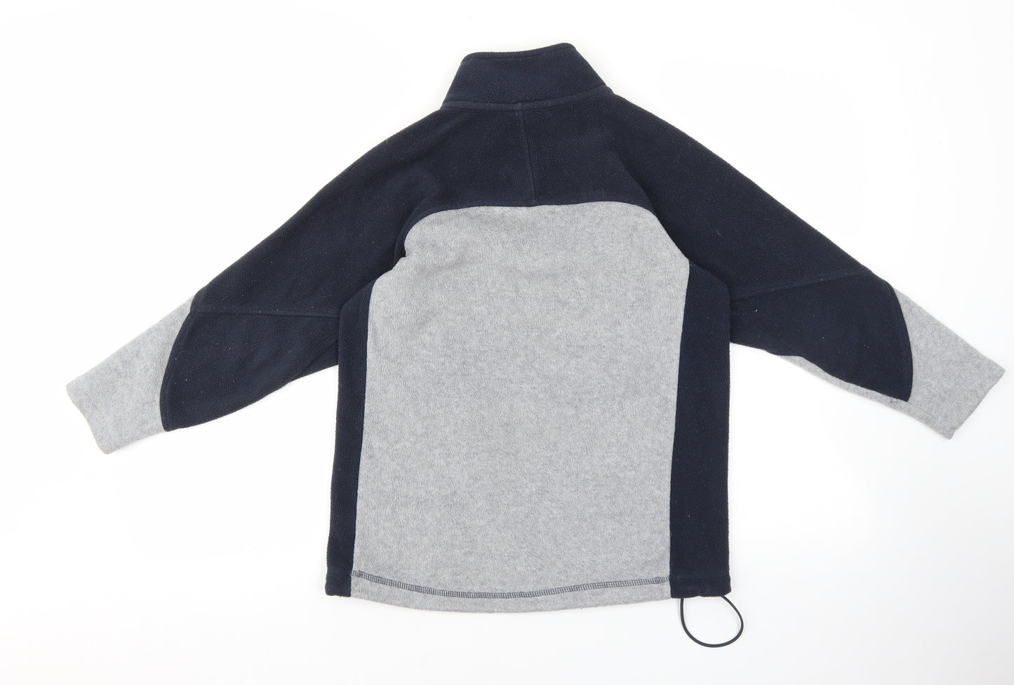 Gap Boys Multicoloured Colourblock 100% Polyester Pullover Sweatshirt Size 7-8 Years Zip
