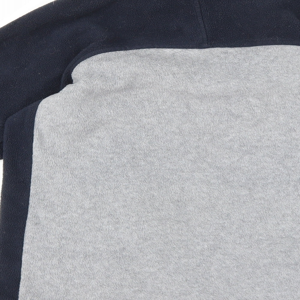 Gap Boys Multicoloured Colourblock 100% Polyester Pullover Sweatshirt Size 7-8 Years Zip