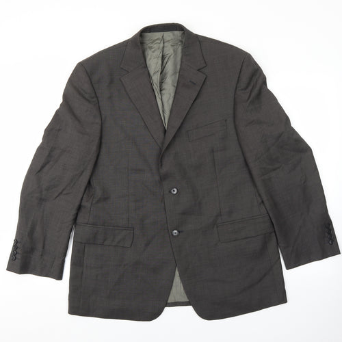 Marks and Spencer Mens Grey Wool Jacket Suit Jacket Size 42