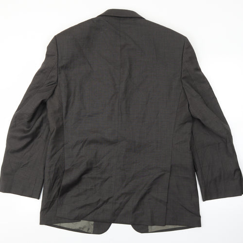 Marks and Spencer Mens Grey Wool Jacket Suit Jacket Size 42