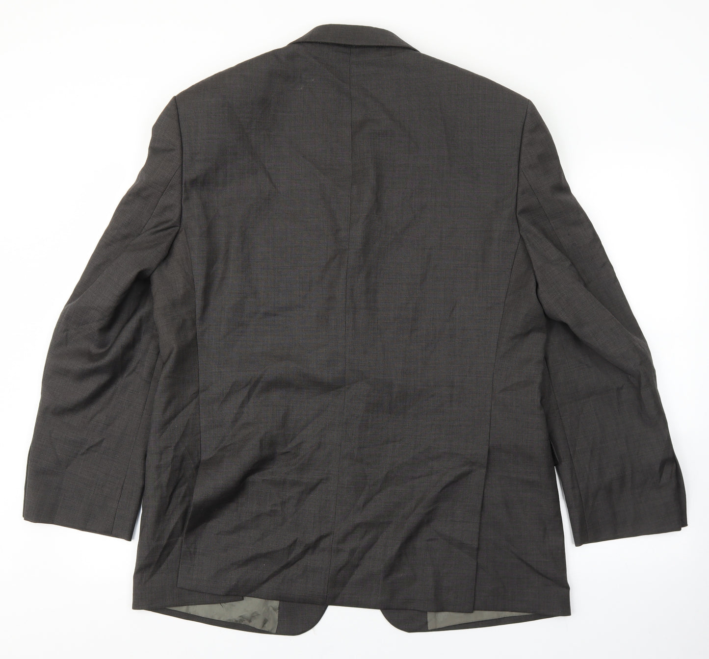 Marks and Spencer Mens Grey Wool Jacket Suit Jacket Size 42
