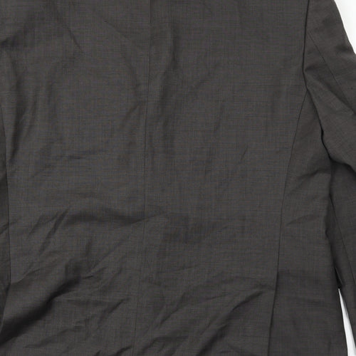 Marks and Spencer Mens Grey Wool Jacket Suit Jacket Size 42