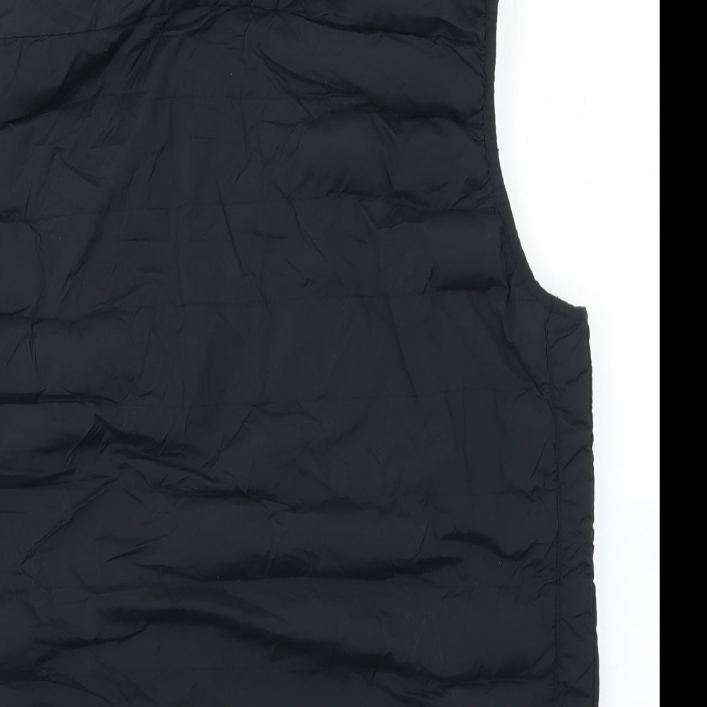 Gap Mens Black Gilet Coat Size L Zip