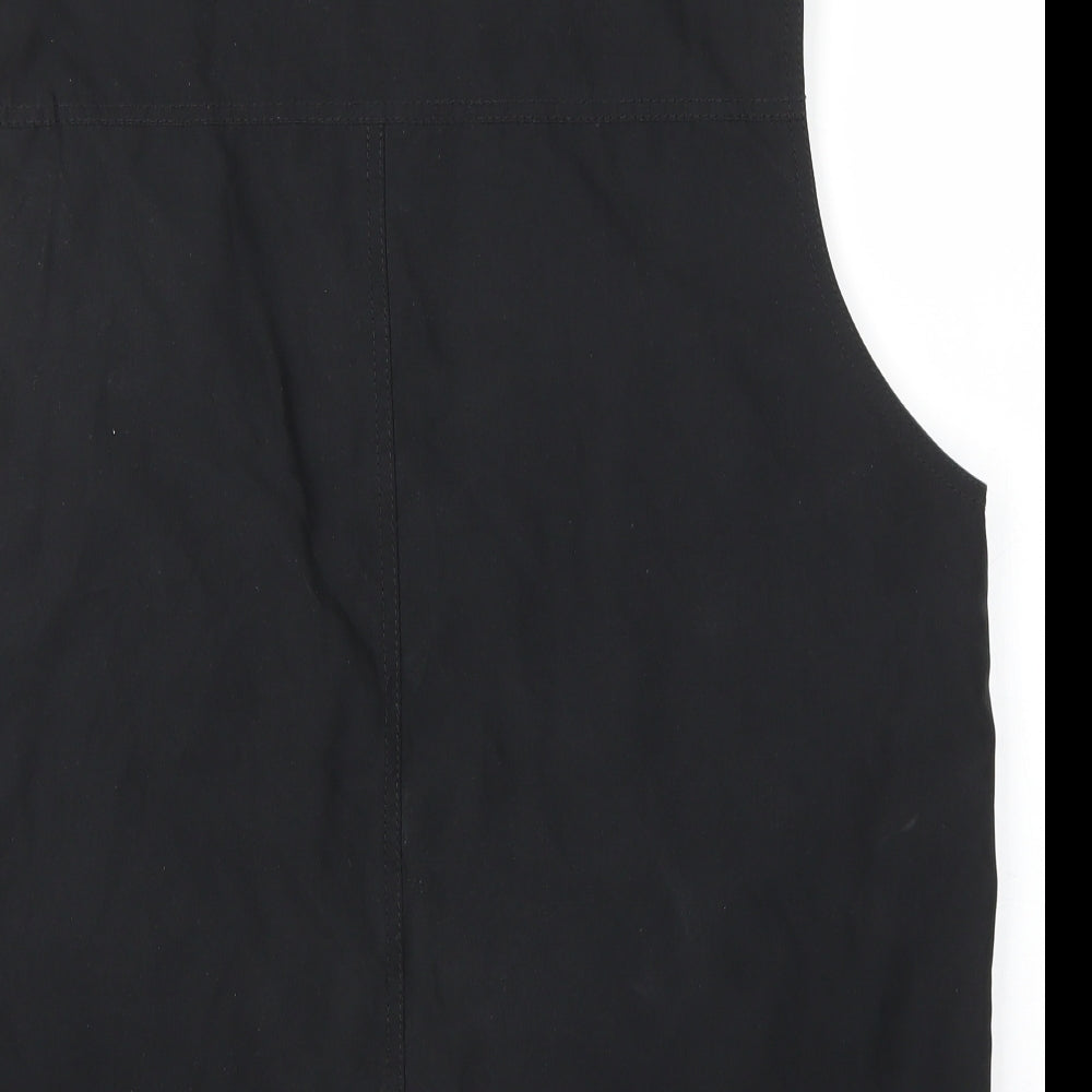 Mode Mille Mens Black Gilet Jacket Size M Zip