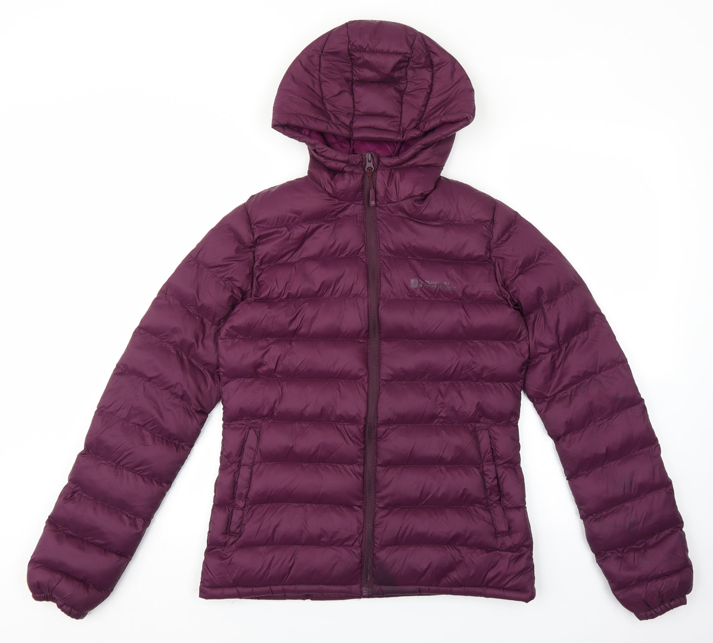 Mountain Warehouse Womens Purple Puffer Jacket Coat Size 8 Toggle