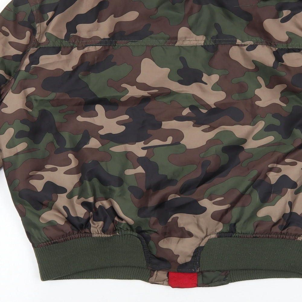 Cotton On Womens Multicoloured Camouflage Bomber Jacket Jacket Size 38 Zip