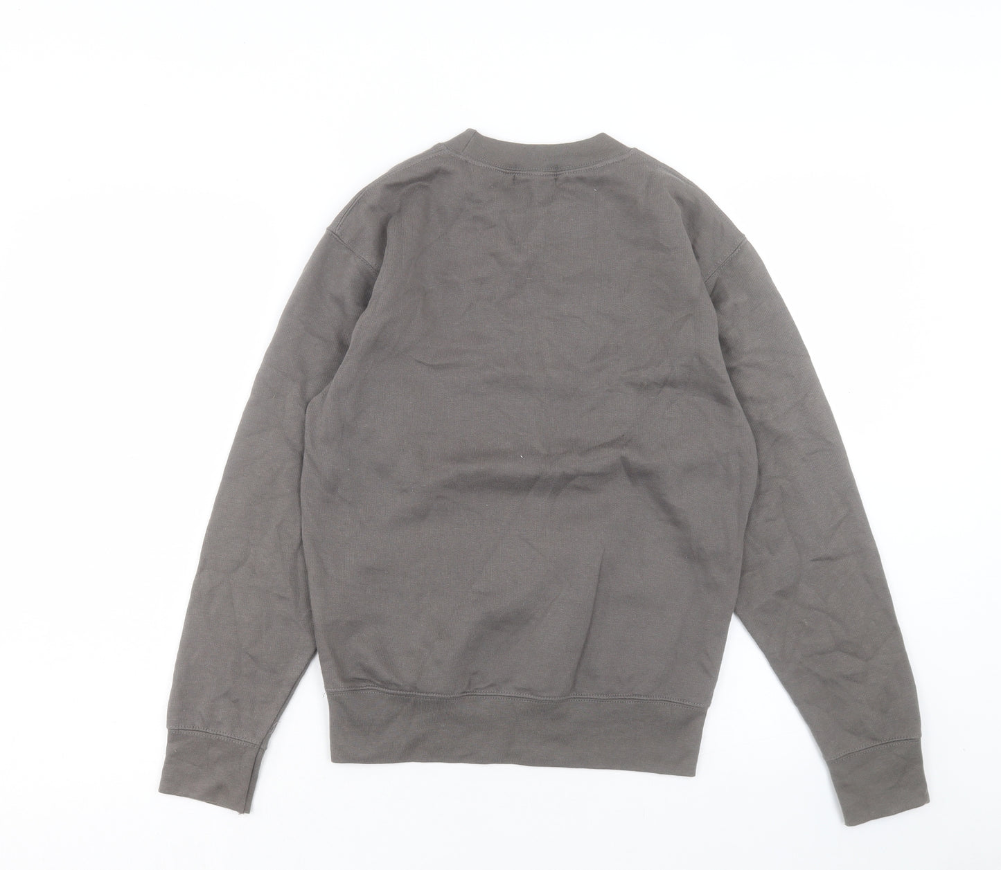 PRETTYLITTLETHING Womens Grey Cotton Pullover Sweatshirt Size XS Pullover - Columbia University
