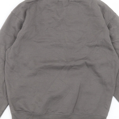 PRETTYLITTLETHING Womens Grey Cotton Pullover Sweatshirt Size XS Pullover - Columbia University