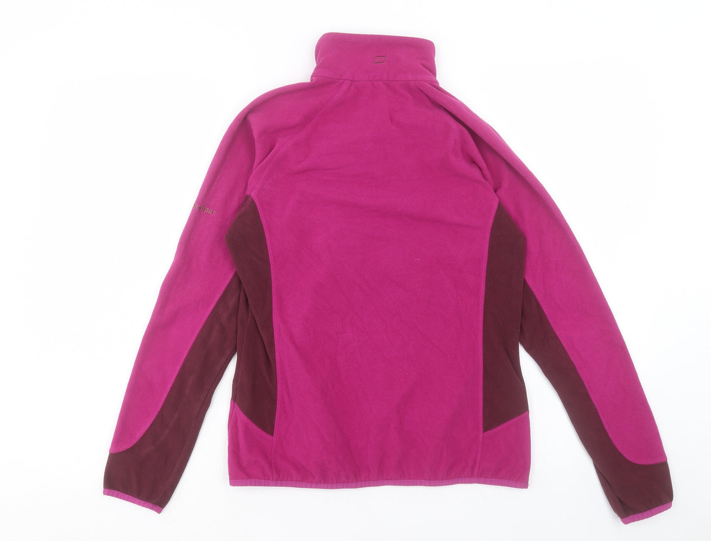 Berghaus Womens Purple Colourblock Polyester Pullover Sweatshirt Size 10 Zip