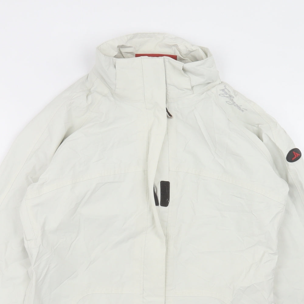 Tom Bergstein Mens White Jacket Size S Zip