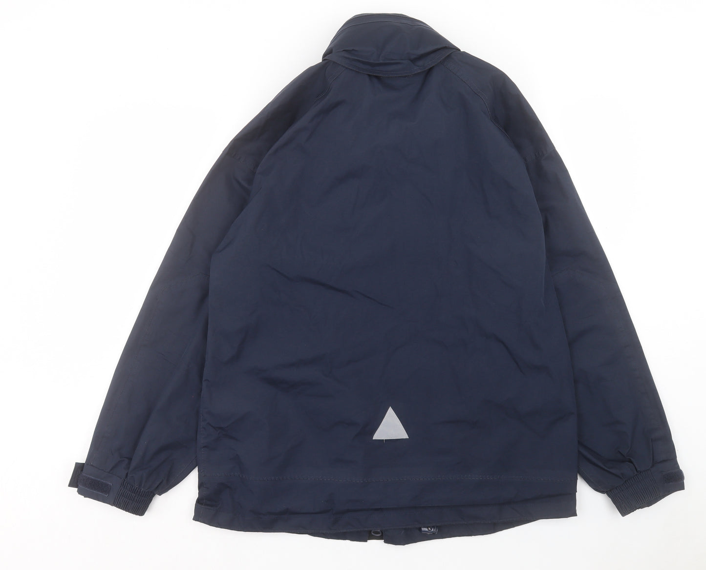 Result Mens Blue Windbreaker Jacket Size S Zip
