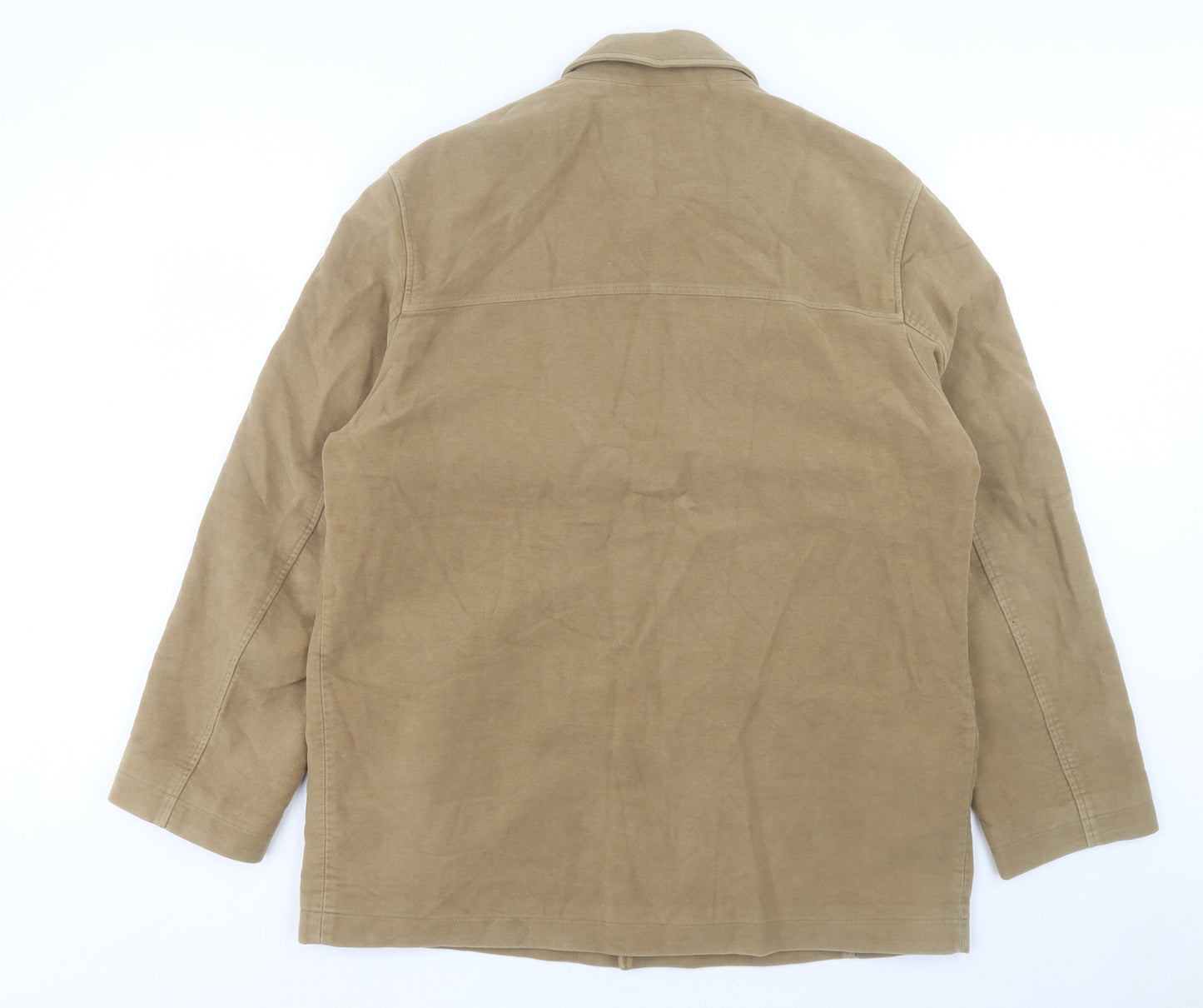 NEXT Mens Beige Jacket Size M Button