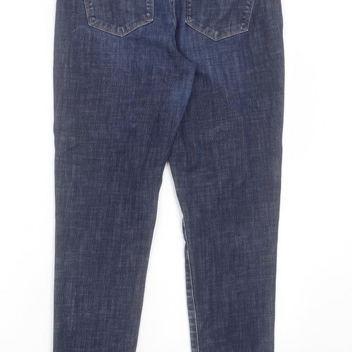 Gap Womens Blue Cotton Skinny Jeans Size 30 in L28 in Regular Button