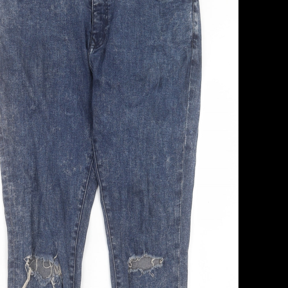 Esprit Womens Blue Cotton Skinny Jeans Size 36 in L30 in Regular Button