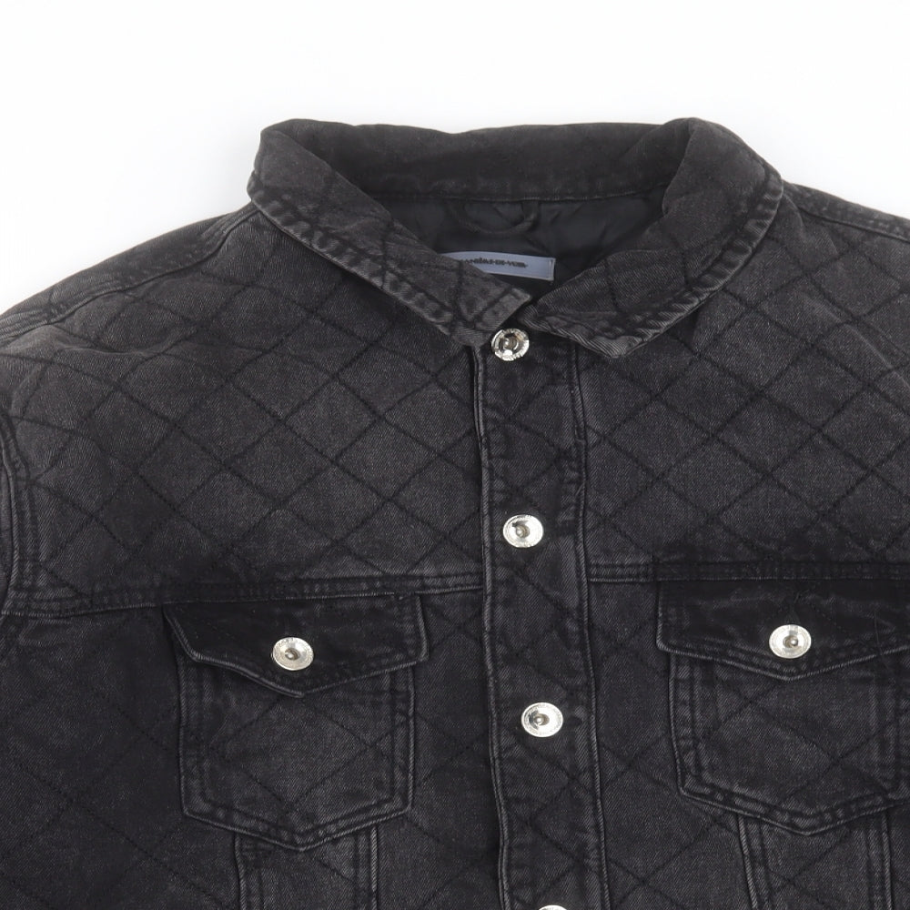 Maniere De Voir Mens Black Jacket Size XS Button - Size XS-S