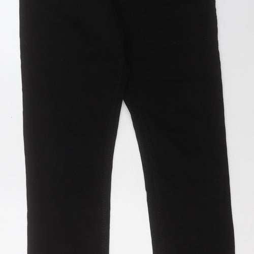 Urban Star Mens Black Cotton Straight Jeans Size 34 in L34 in Regular Button