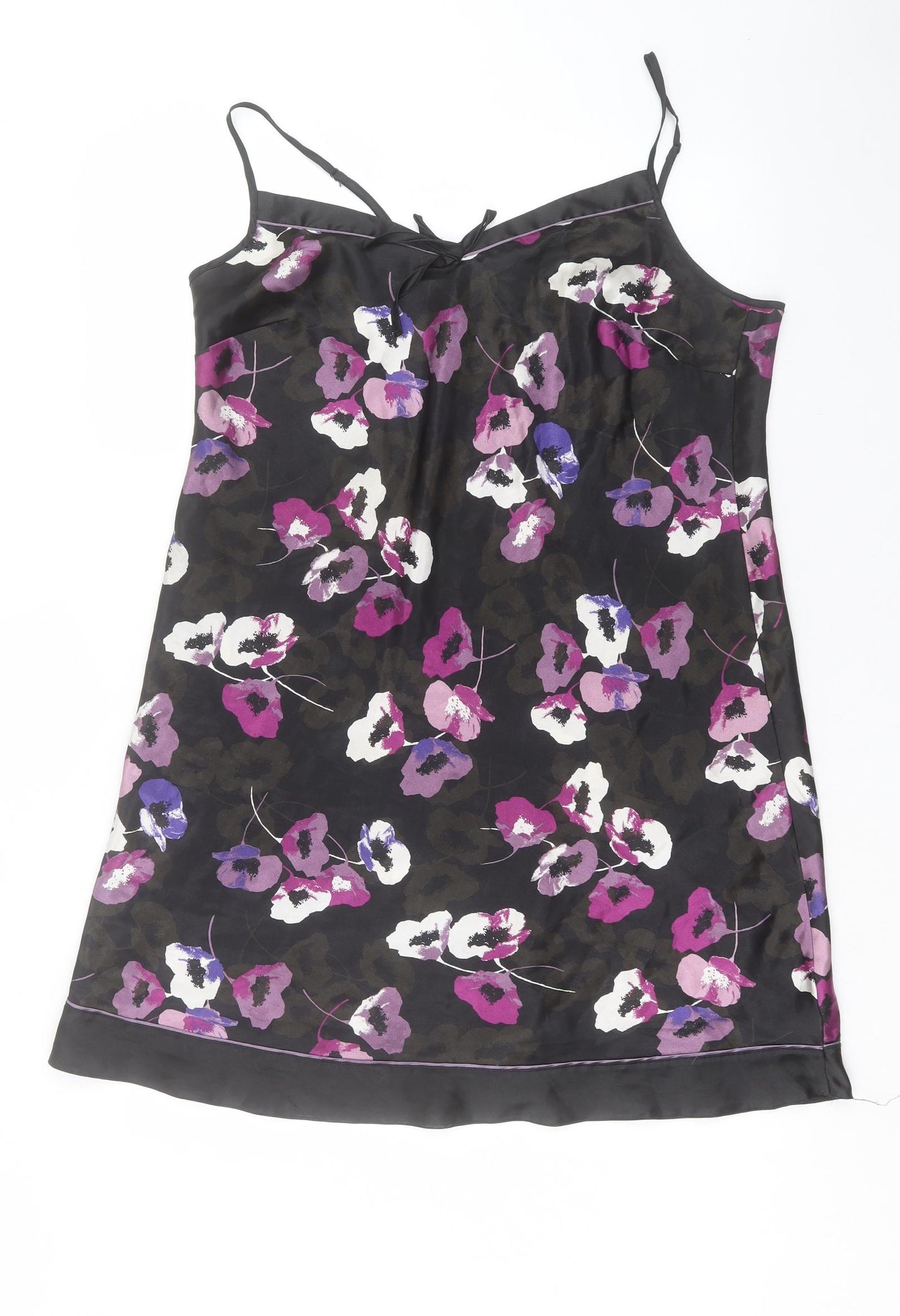 Per Una Womens Multicoloured Floral Polyester Cami Dress Size 16