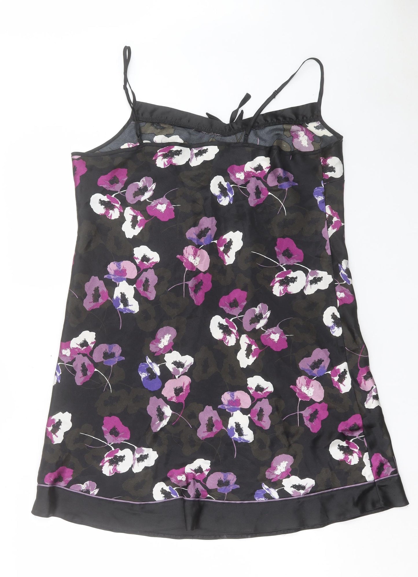 Per Una Womens Multicoloured Floral Polyester Cami Dress Size 16