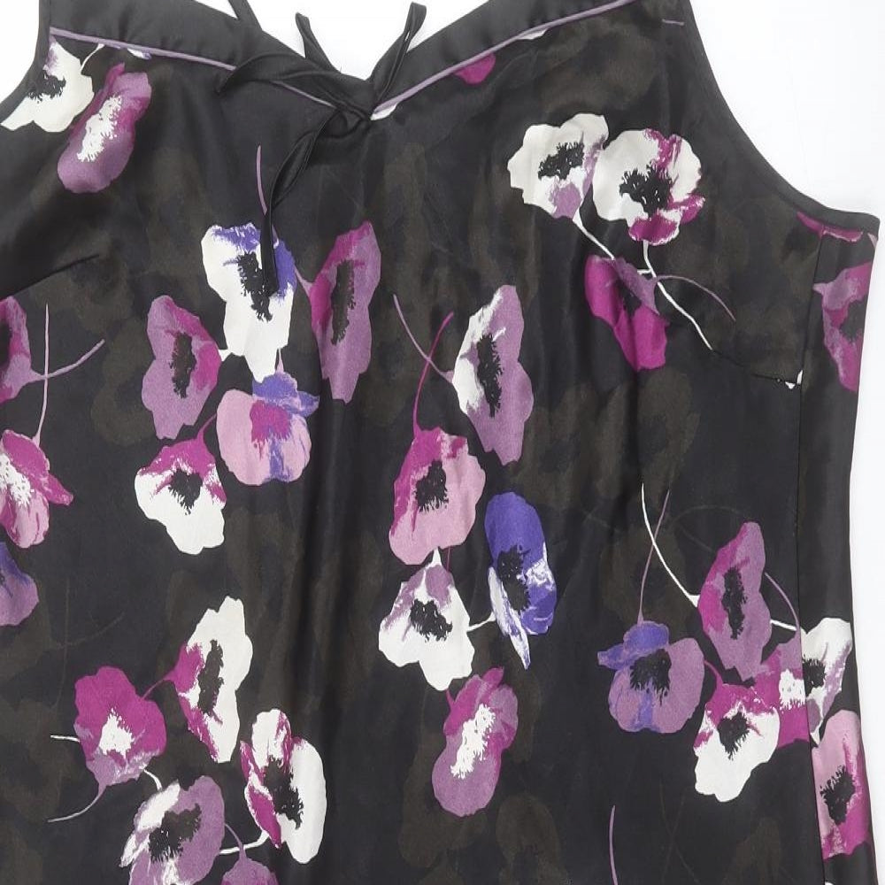 Per Una Womens Multicoloured Floral Polyester Cami Dress Size 16
