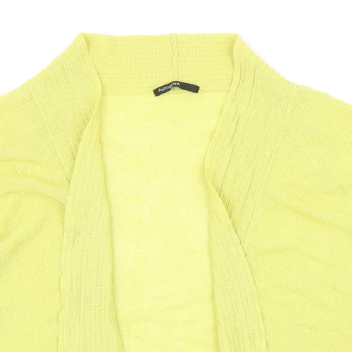 Autograph Womens Green V-Neck Viscose Cardigan Jumper Size 20