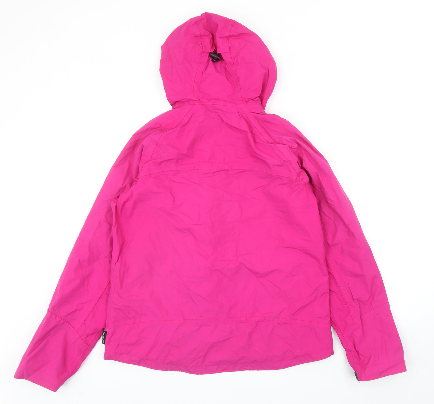 Trespass Womens Pink Rain Coat Coat Size M Hook & Loop