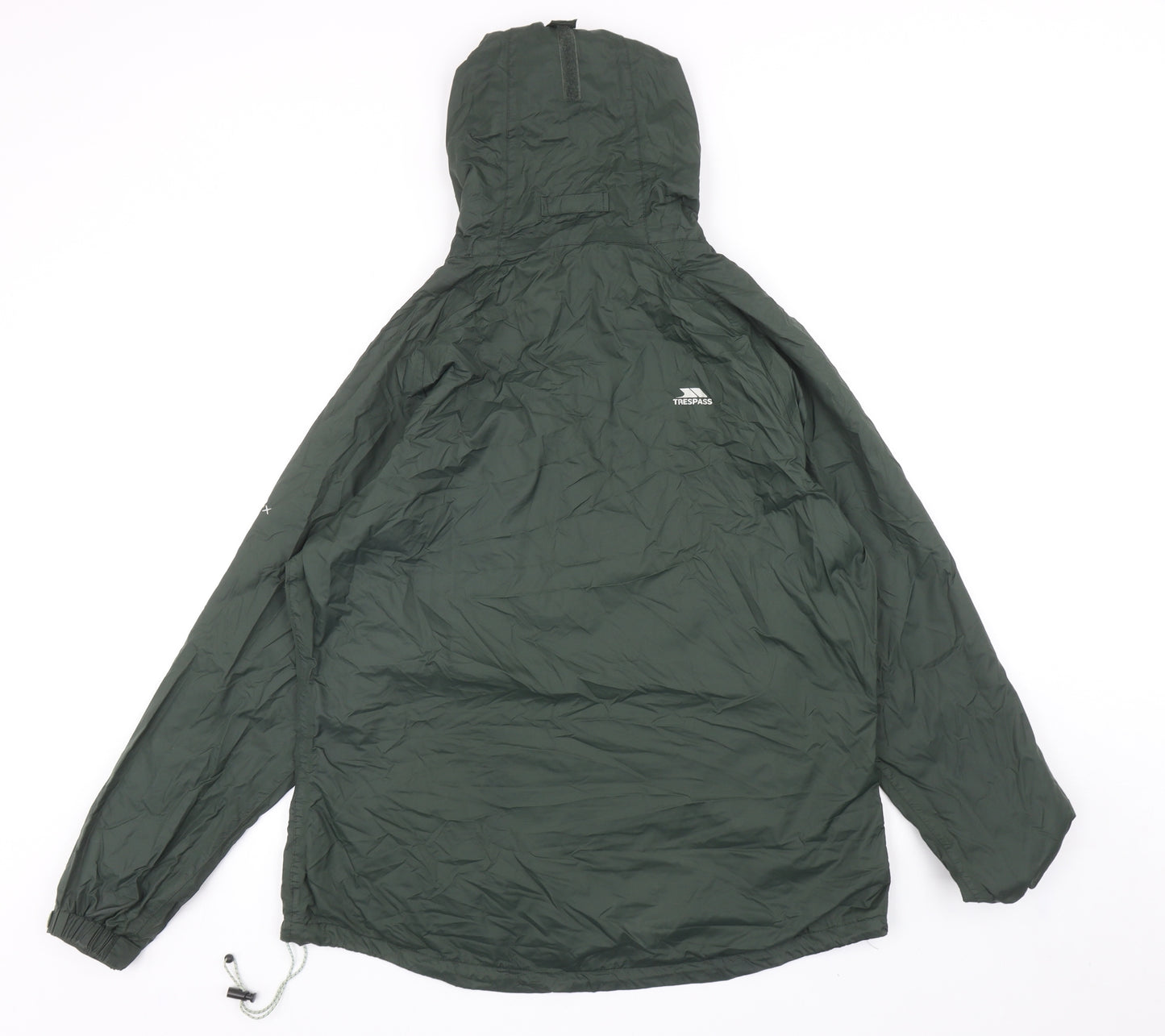 Trespass Mens Green Windbreaker Coat Size L Zip